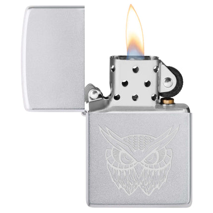 Zippo OWL silver Set