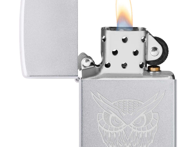 Zippo OWL silver Set