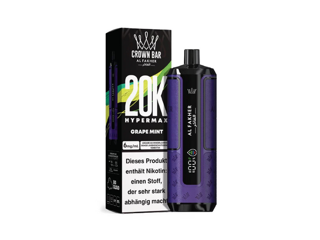 Al Fakher 20K Hypermax - Grape Mint