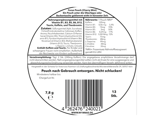 W1NNAS Cherry Mint Light