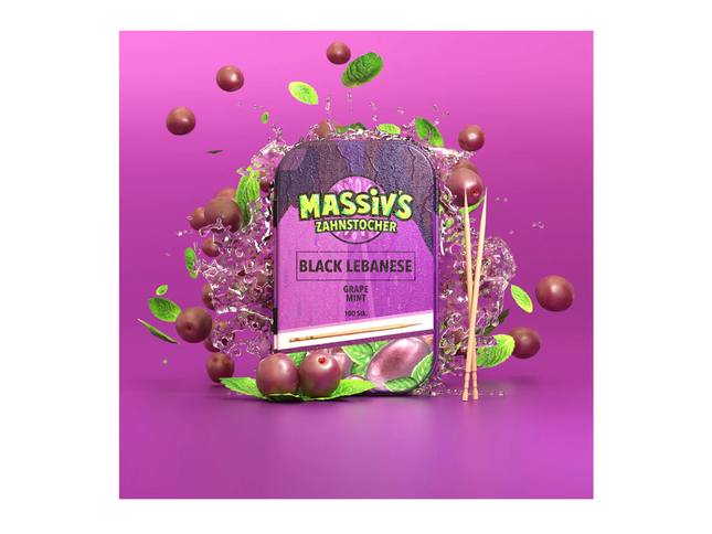 Massiv's Zahnstocher - Black Lebanese