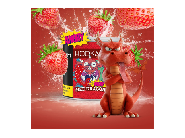 Hookain Angry Red Dragon