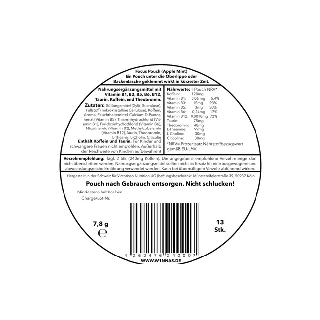 W1NNAS Apple Mint Light