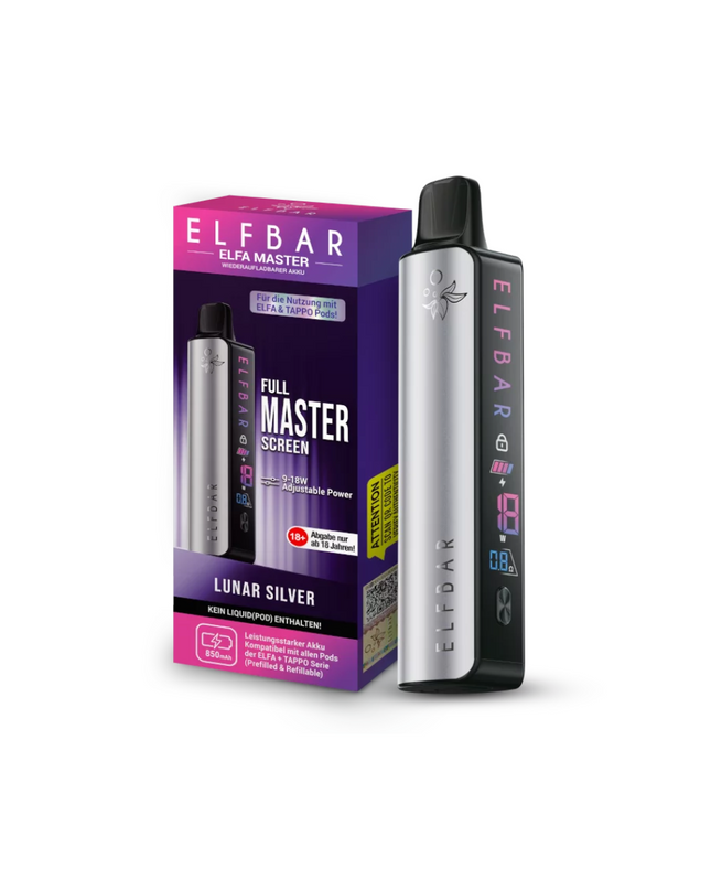 Elfbar ELFA Master Akku - Lunar Silver