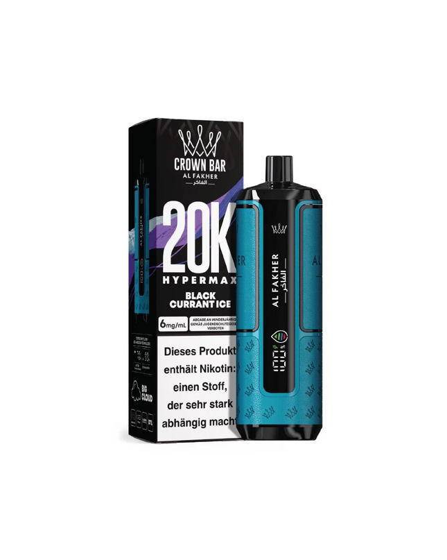 Al Fakher 20K Hypermax - Blackcurrant Ice