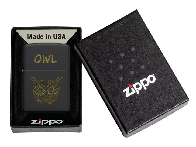 Zippo OWL black Set