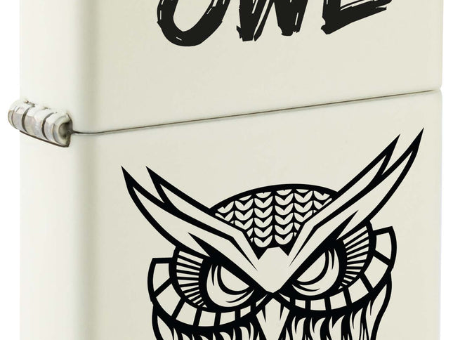 Zippo OWL white glow in the dark Set