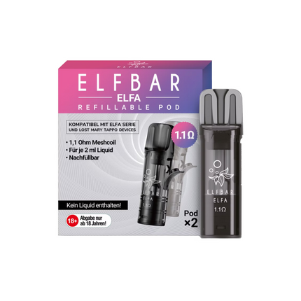 ELFBAR ELFA Refillable Pod 2er Pack (Leer Pod)