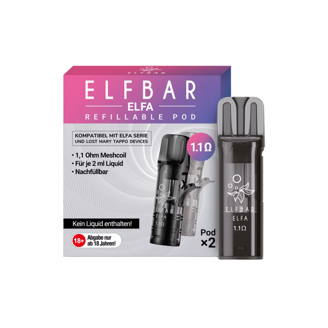 ELFBAR ELFA Refillable Pod 2er Pack (Leer Pod)