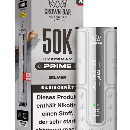 Al Fakher Hypermax Prime 50k Akkuträger - Silver