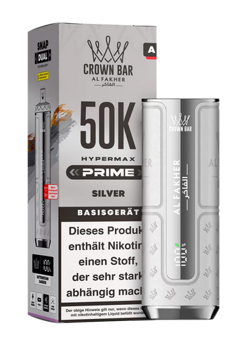 Al Fakher Hypermax Prime 50k Akkuträger - Silver