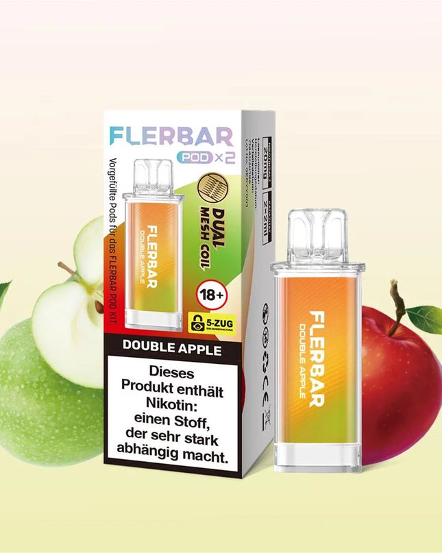 Flerbar Liquid Pod 2er Pack - Double Apple