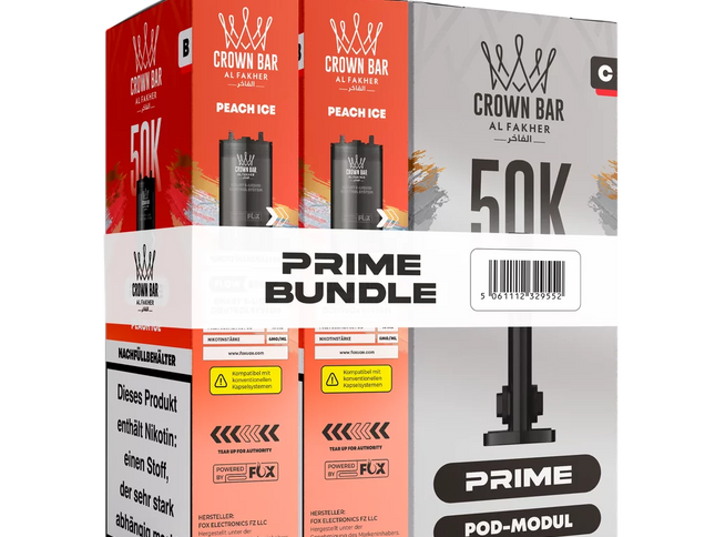 Al Fakher 50k Hypermax - Peach Ice